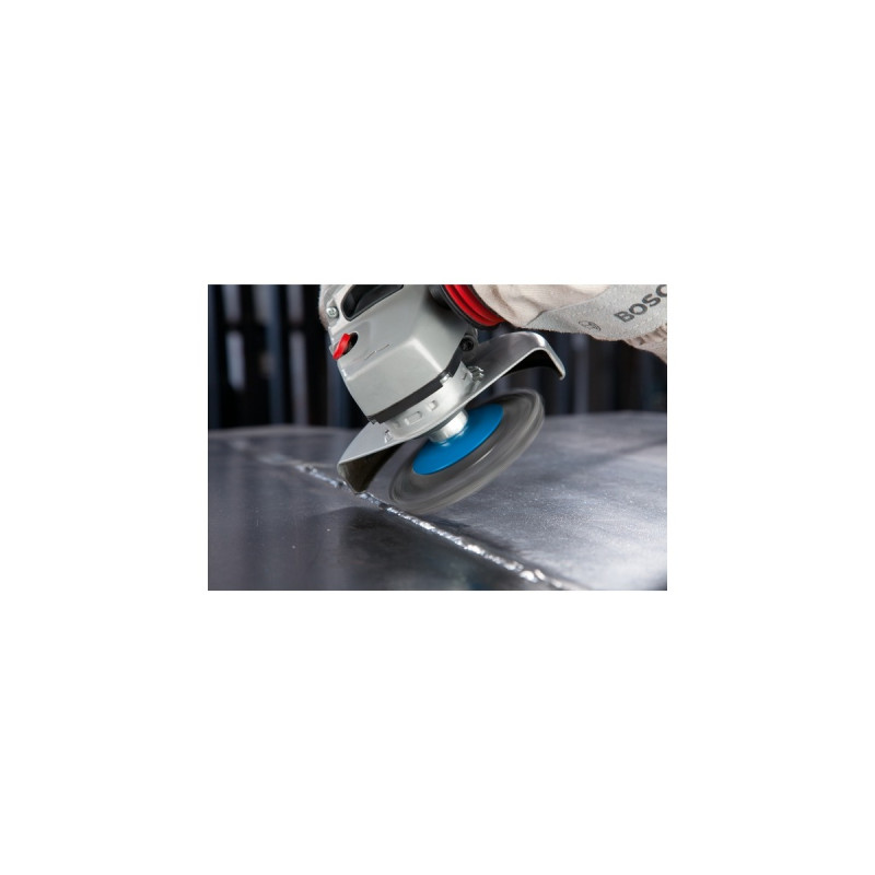 Bosch Kegelbürste Heavy for Metal, Ø 100mm, gezopft(0,5mm Stahldraht, M14, für Winkelschleifer)