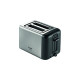 Bosch Kompakt-Toaster DesignLine TAT3P420DE(edelstahl/schwarz, 970 Watt, für 2 Scheiben Toast)