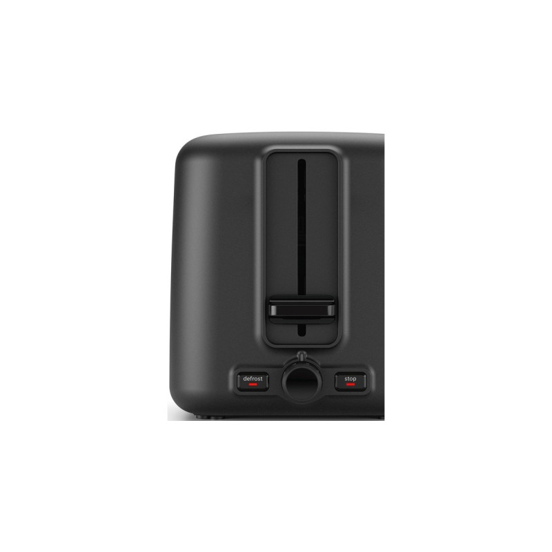 Bosch Kompakt-Toaster DesignLine TAT3P420DE(edelstahl/schwarz, 970 Watt, für 2 Scheiben Toast)