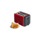 Bosch Kompakt-Toaster DesignLine TAT3P424DE(rot/schwarz, 970 Watt, für 2 Scheiben Toast)