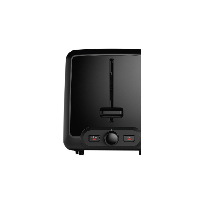 Bosch Kompakt-Toaster DesignLine TAT4P420DE(edelstahl/schwarz, 970 Watt, für 2 Scheiben Toast)