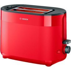 Bosch Kompakt-Toaster MyMoment TAT2M124(rot, 950 Watt, für 2 Scheiben Toast)