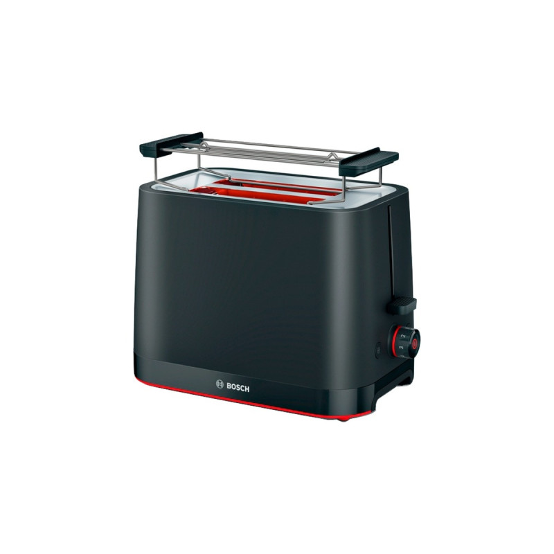 Bosch Kompakt-Toaster MyMoment TAT3M123(schwarz, 950 Watt, für 2 Scheiben Toast)