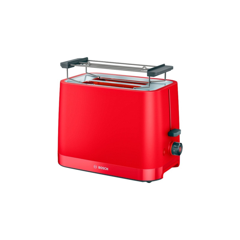 Bosch Kompakt-Toaster MyMoment TAT3M124(rot, 950 Watt, für 2 Scheiben Toast)