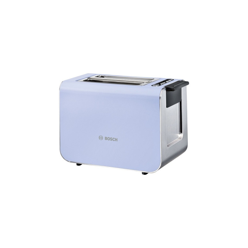 Bosch Kompakt-Toaster Styline TAT8619(lila/edelstahl (gebürstet), 860 Watt, für 2 Scheiben Toast)