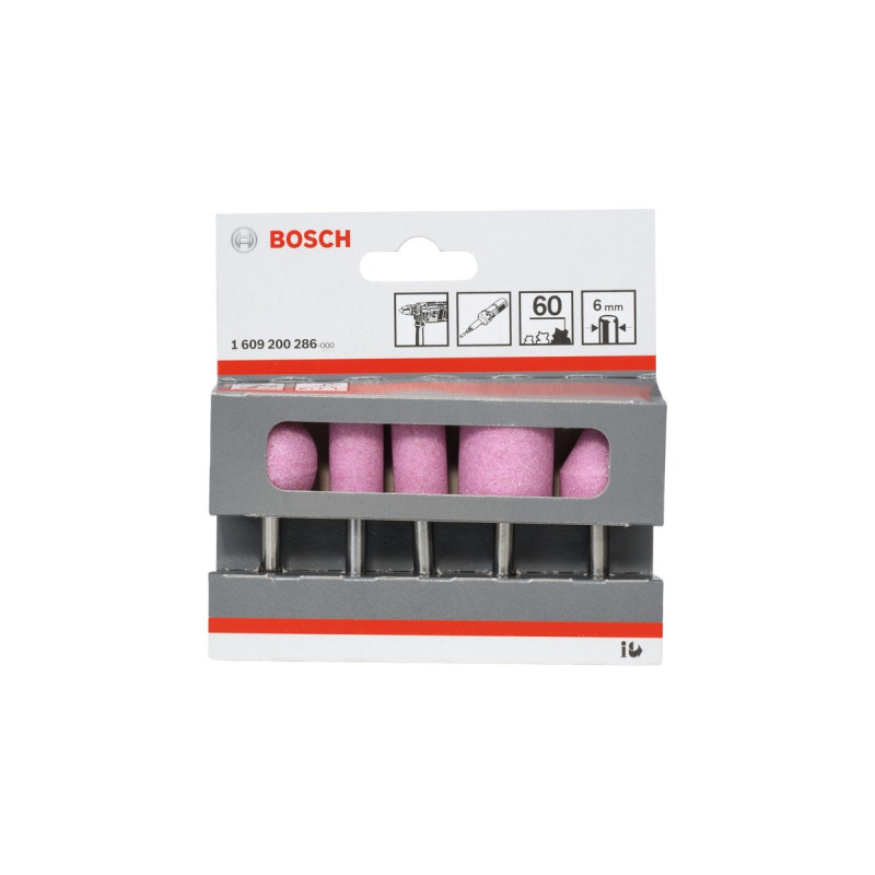 Bosch Korund Schleifstift-Satz 6mm, 5-teilig