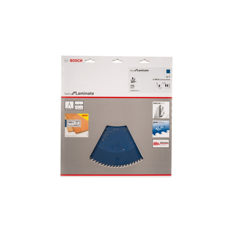Bosch Kreissägeblatt Best for Laminate, Ø 305mm, 96Z(Bohrung 30mm, für Kapp- & Gehrungssägen)