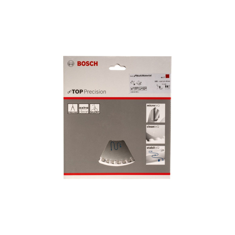 Bosch Kreissägeblatt Best for Multi Material, Ø 165mm, 48Z(Bohrung 20mm, für Handkreissägen)
