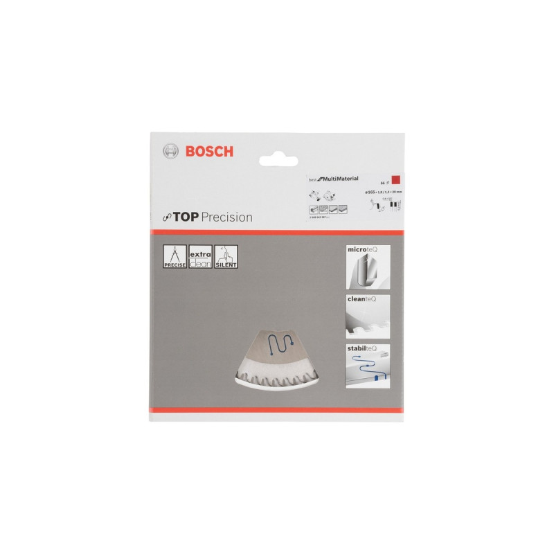 Bosch Kreissägeblatt Best for Multi Material, Ø 165mm, 56Z(Bohrung 20mm, für Handkreissägen)