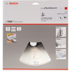 Bosch Kreissägeblatt Best for Multi Material, Ø 254mm, 80Z(Bohrung 30mm, für Kapp- & Gehrungssägen)
