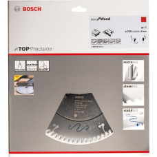 Bosch Kreissägeblatt Best for Wood, Ø 250mm, 80Z(Bohrung 30mm, für Tischkreissägen)