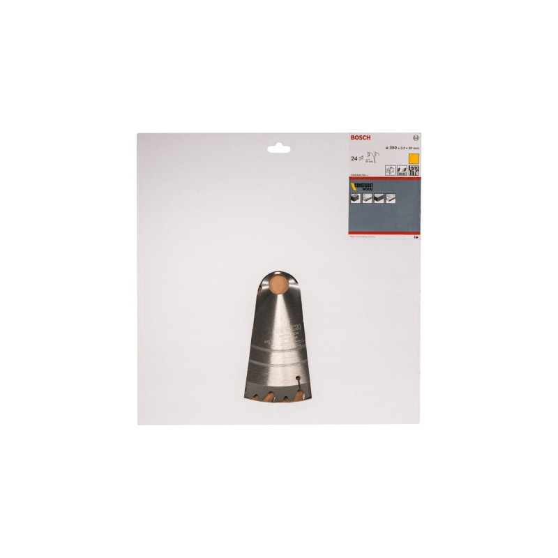 Bosch Kreissägeblatt Construct Wood, Ø 350mm, 24Z(Bohrung 30mm, für Tischkreissägen)