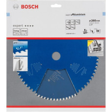 Bosch Kreissägeblatt Expert for Aluminium, Ø 260mm, 80Z(Bohrung 30mm, für Kapp- & Gehrungssägen)