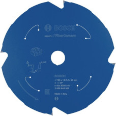 Bosch Kreissägeblatt Expert for Fibre Cement, Ø 165mm, 4Z(Bohrung 20mm, für Akku-Handkreissägen)