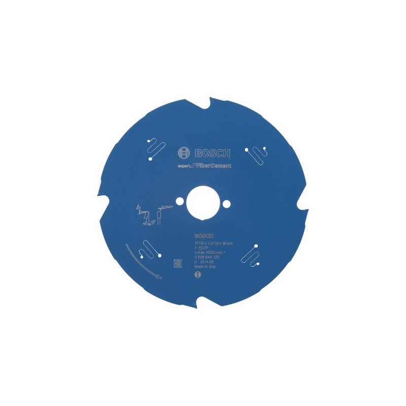 Bosch Kreissägeblatt Expert for Fibre Cement, Ø 190mm, 4Z(Bohrung 20mm, für Handkreissägen)