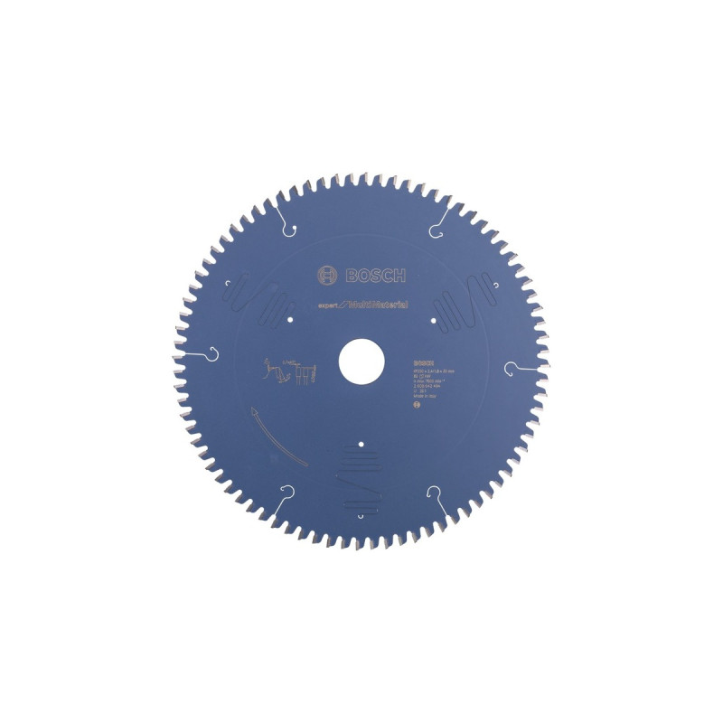 Bosch Kreissägeblatt Expert for Multi Material, Ø 250mm, 80Z(Bohrung 30mm, für Kapp- & Gehrungssägen)