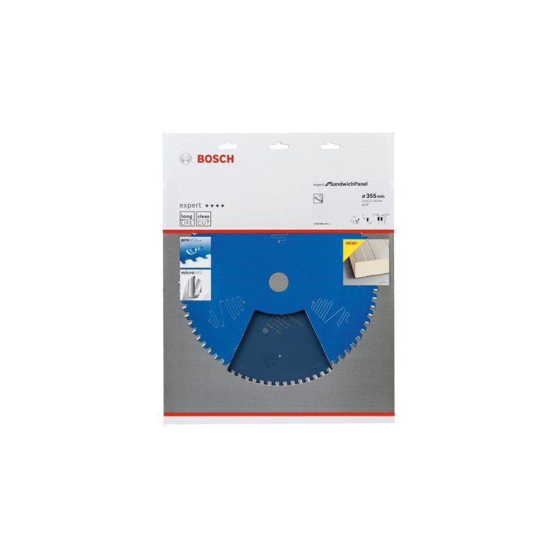Bosch Kreissägeblatt Expert for Sandwich Panel, Ø 355mm, 80Z(Bohrung 30mm, für Handkreissägen)