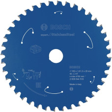 Bosch Kreissägeblatt Expert for Stainless Steel, Ø 160mm, 40Z(Bohrung 20mm, für Akku-Handkreissägen)