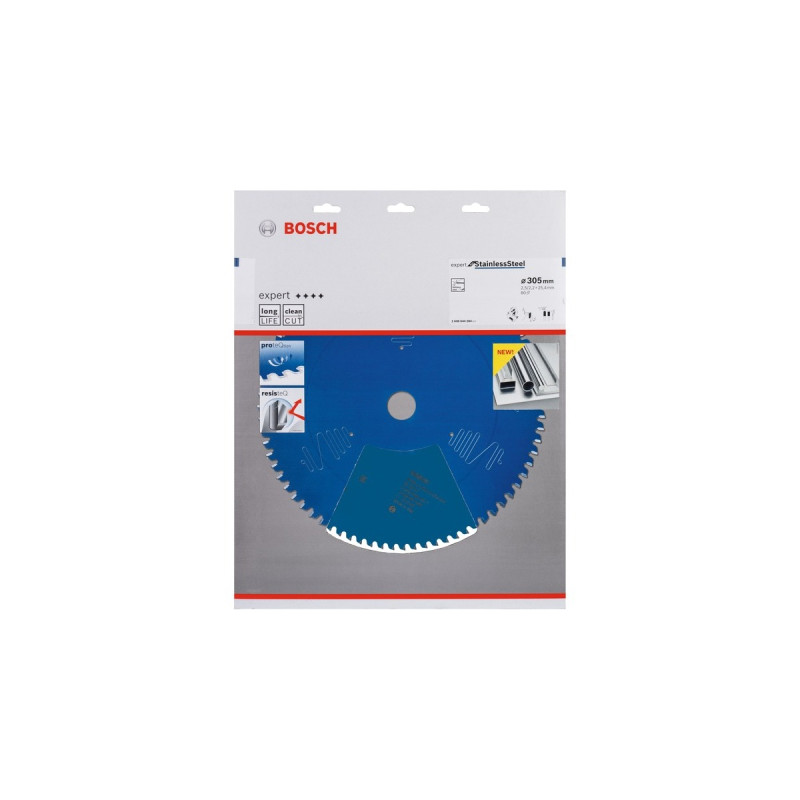 Bosch Kreissägeblatt Expert for Stainless Steel, Ø 305mm, 80Z(Bohrung 25,4mmm, für Kapp- & Gehrungssägen)