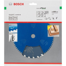Bosch Kreissägeblatt Expert for Wood, Ø 160mm, 24Z(Bohrung 20mm, für Handkreissägen)