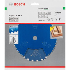 Bosch Kreissägeblatt Expert for Wood, Ø 160mm, 24Z(Bohrung 20mm, für Handkreissägen)