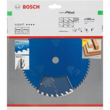 Bosch Kreissägeblatt Expert for Wood, Ø 160mm, 36Z(Bohrung 20mm, für Handkreissägen)