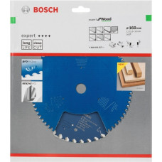 Bosch Kreissägeblatt Expert for Wood, Ø 160mm, 36Z(Bohrung 20mm, für Handkreissägen)