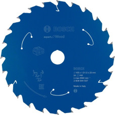 Bosch Kreissägeblatt Expert for Wood, Ø 165mm, 24Z(Bohrung 20mm, für Akku-Handkreissägen)