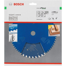 Bosch Kreissägeblatt Expert for Wood, Ø 190mm, 40Z(Bohrung 30mm, für Handkreissägen)