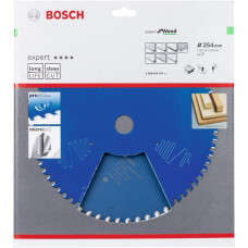 Bosch Kreissägeblatt Expert for Wood, Ø 254mm, 54Z(Bohrung 30mm, für Tischkreissägen)