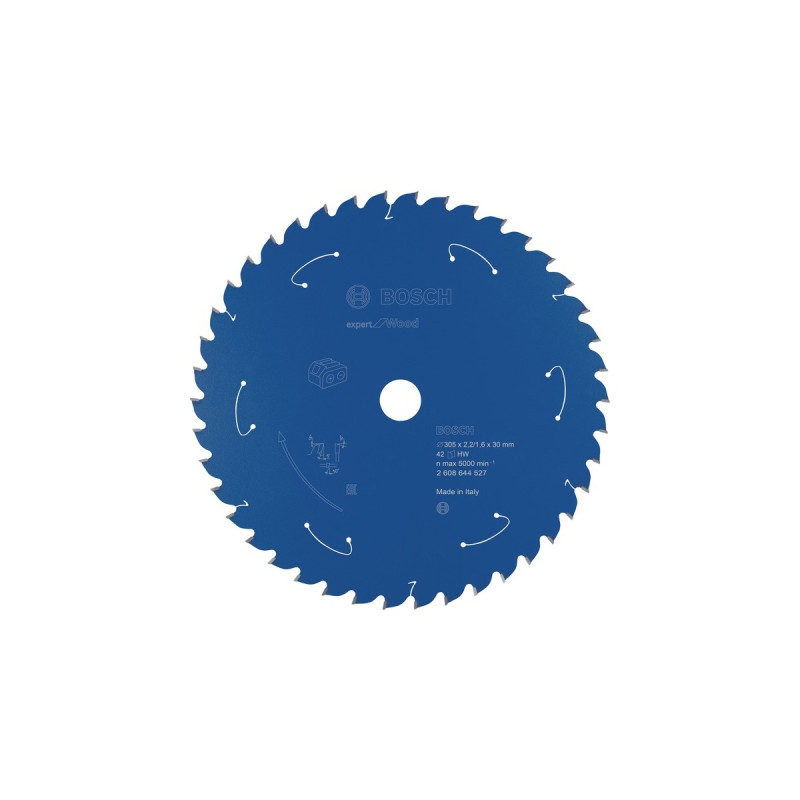 Bosch Kreissägeblatt Expert for Wood, Ø 305mm, 42Z(Bohrung 30mm, für Akku-Kappsägen)