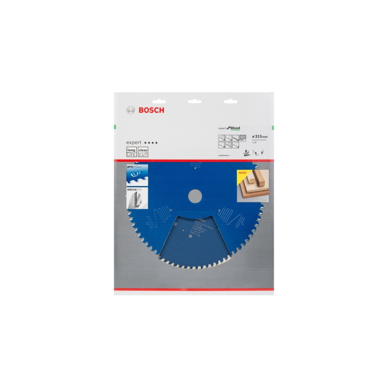 Bosch Kreissägeblatt Expert for Wood, Ø 315mm, 72Z(Bohrung 30mm, für Kapp- & Gehrungssägen)