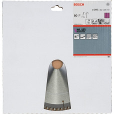 Bosch Kreissägeblatt Multi Material, Ø 260mm, 80Z(Bohrung 30mm, für Kapp- & Gehrungssägen)