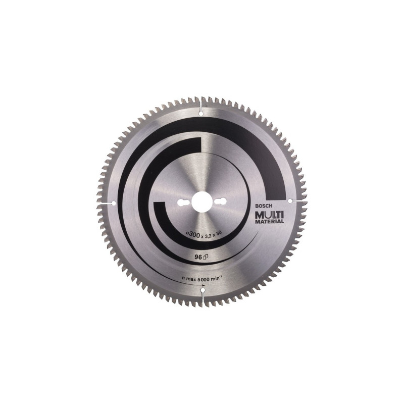 Bosch Kreissägeblatt Multi Material, Ø 300mm, 96Z(Bohrung 30mm, für Kapp- & Gehrungssägen)