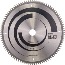Bosch Kreissägeblatt Multi Material, Ø 305mm, 96Z(Bohrung 30mm, für Kapp- & Gehrungssägen)