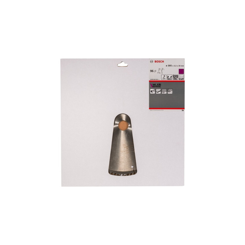 Bosch Kreissägeblatt Multi Material, Ø 305mm, 96Z(Bohrung 30mm, für Kapp- & Gehrungssägen)
