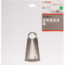 Bosch Kreissägeblatt Optiline Wood, Ø 250mm, 80Z(Bohrung 30mm, für Kapp- & Gehrungssägen)