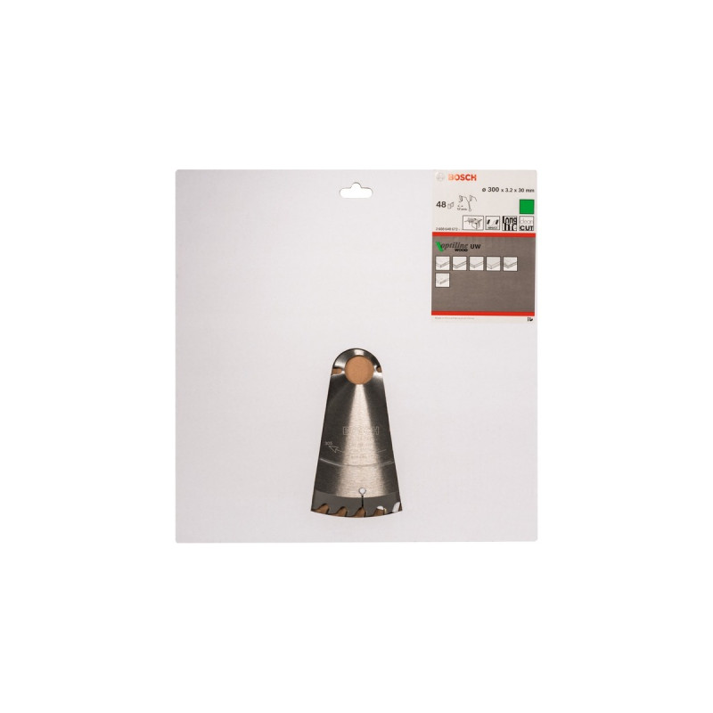 Bosch Kreissägeblatt Optiline Wood, Ø 300mm, 48Z(Bohrung 30mm, für Tischkreissägen)