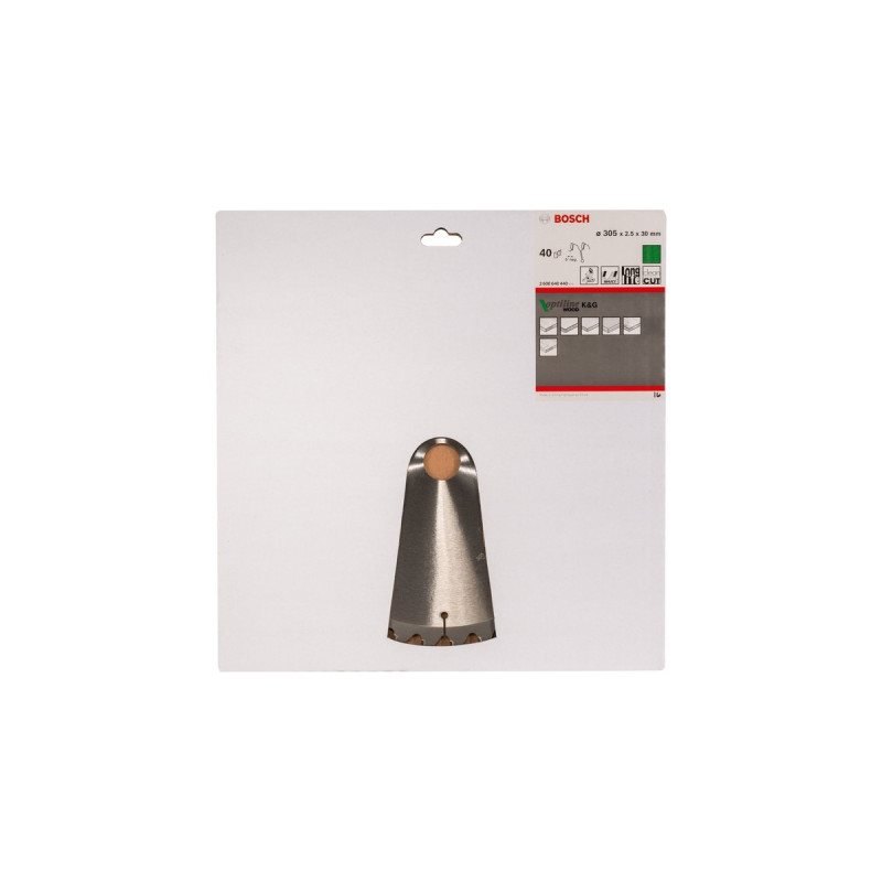 Bosch Kreissägeblatt Optiline Wood, Ø 305mm, 40Z(Bohrung 30mm, für Kapp- & Gehrungssägen)