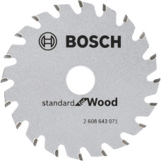 Bosch Kreissägeblatt Optiline Wood, Ø 85mm, 20Z(Bohrung 15mm, für Handkreissägen)