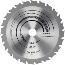 Bosch Kreissägeblatt Speedline Wood, Ø 165mm, 24Z(Bohrung 20mm, für Handkreissägen)