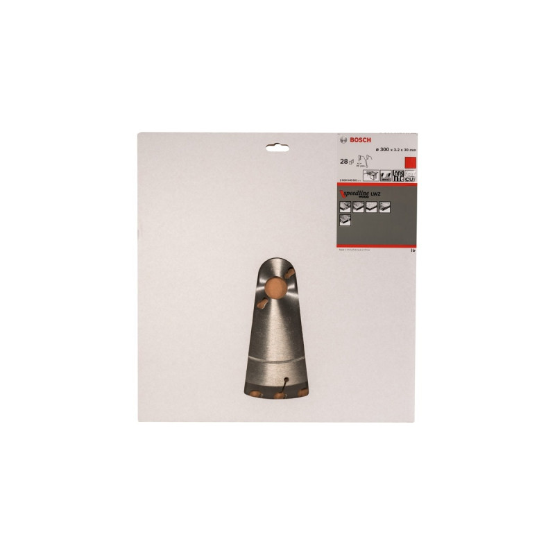 Bosch Kreissägeblatt Speedline Wood, Ø 300mm, 28Z(Bohrung 30mm, für Tischkreissägen)