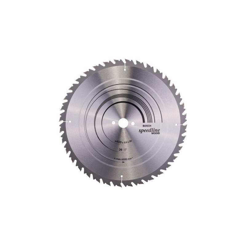 Bosch Kreissägeblatt Speedline Wood, Ø 400mm, 36Z(Bohrung 30mm, für Tischkreissägen)