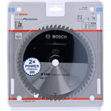 Bosch Kreissägeblatt Standard for Aluminium, Ø 184mm, 56Z(Bohrung 16mm, für Akku-Kappsägen)