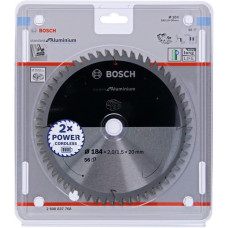 Bosch Kreissägeblatt Standard for Aluminium, Ø 184mm, 56Z(Bohrung 20mm, für Akku-Handkreissägen)