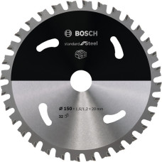 Bosch Kreissägeblatt Standard for Steel, Ø 150mm, 32Z(Bohrung 20mm, für Akku-Handkreissägen)