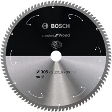 Bosch Kreissägeblatt Standard for Wood, Ø 305mm, 96Z(Bohrung 30mm, für Akku-Kappsägen)
