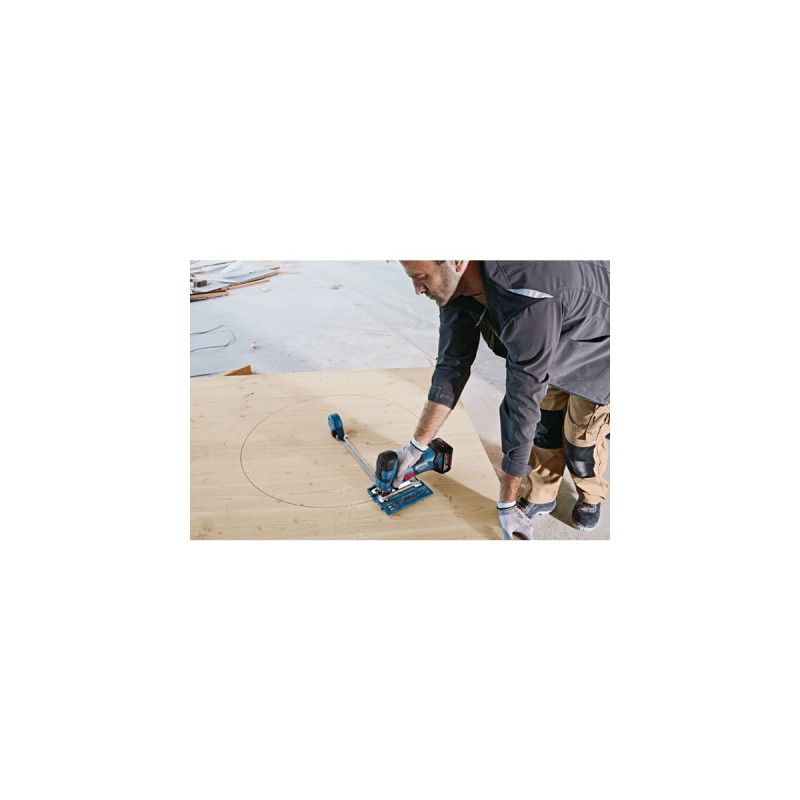 Bosch Kreisschneider KS 3000 + FS-Adapter FSN SA Professional, Führung(für Stichsägen)