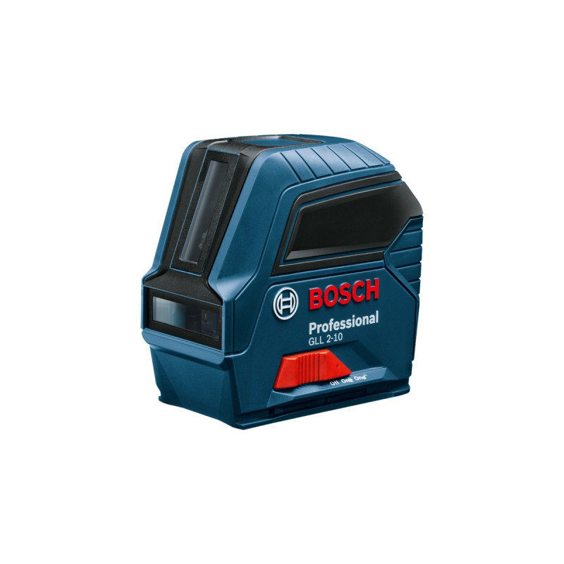 Bosch Kreuzlinienlaser GLL 2-10 Professional(blau/schwarz, rote Laserlinien)