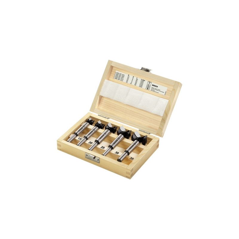 Bosch Kunstbohrer-Satz Carbide, 5-teilig(15-35mm, Scharnierlochbohrer)